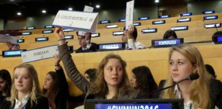 Schüler als UN-Diplomaten in New York MCG Neuss Uno New York Schülerparlament