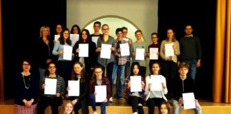 DELF-Prüfungen erneut auf allen Niveaus (A1, A2, B1, B2) abgelegt DELF MCG Neuss 2017