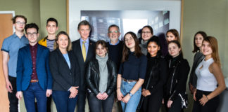 MCG-Schülergruppe bei der Ständigen Vertretung der BRD bei den Vereinten Nationen in New York