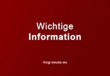 Nachricht der Schulleitung: Modifiziertes Handlungskonzept Corona