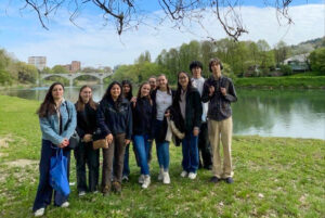 Gruppenbild im Park
