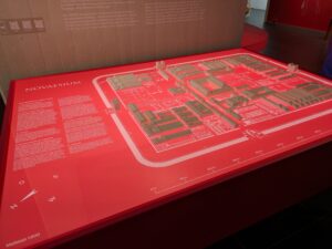 Modell von einem Militärlager