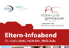 Elterinfoabend am Dienstag, 13.01.26