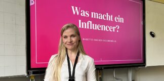 Influencerin Babette the Builder zu Gast am MCG