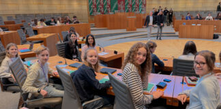 Your Vision im Landtag NRW – Schüler:innen des MCG bringen ihre Ideen direkt in die Bildungspolitik ein