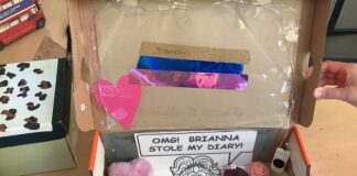 Kreative Bücherkisten der Klassen 5a und 5d